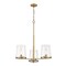 Z-Lite Callista 3 Light Chandelier, Rubbed Brass & Clear 3032-3RB - alternate 1